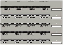 085-69096 - Track-Control Folie Signal-Symb. Linksverkehr